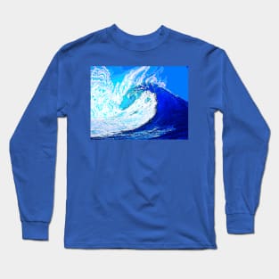 Blue Wave 2 Long Sleeve T-Shirt